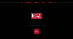 Desktop Screenshot of carnesideal.com